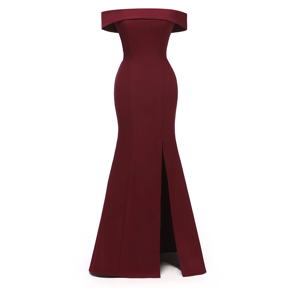 Женское вечернее платье макси большого размера с вырезом лодочкой и открытыми