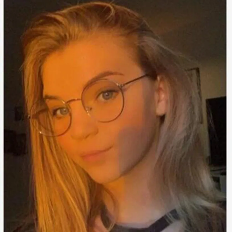 

Anti Blue Light Big Frame Glasses Anti Computer Round Glasses Blocking Eyeglasses Female Optical Glasses oculos feminino CM3415