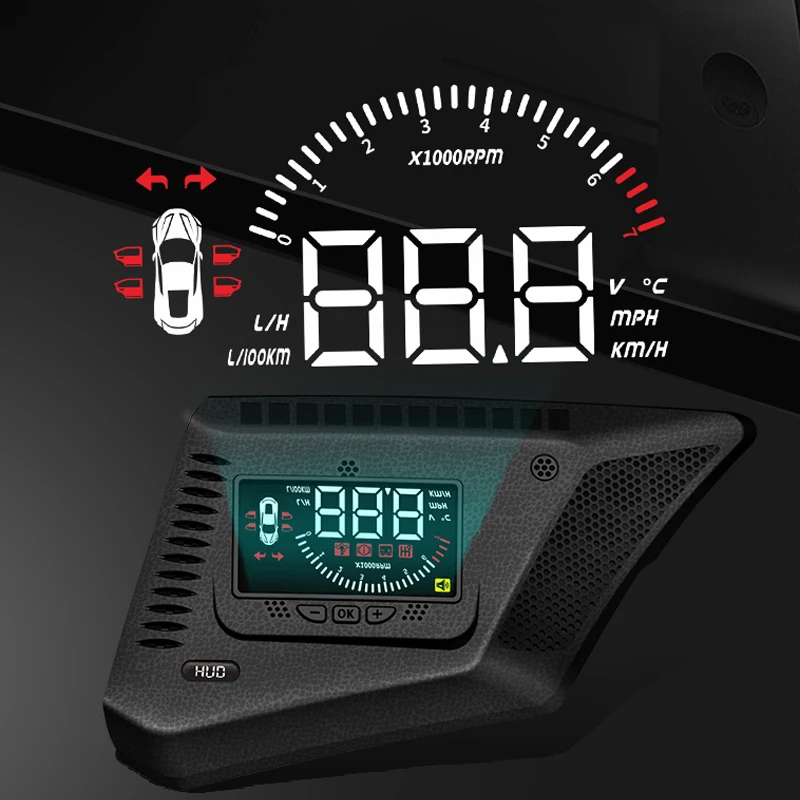 

Передний дисплей HUD передний дисплей OBD HD Проекционный приводной замок ремонт высокое качество подходит для Toyota Corolla