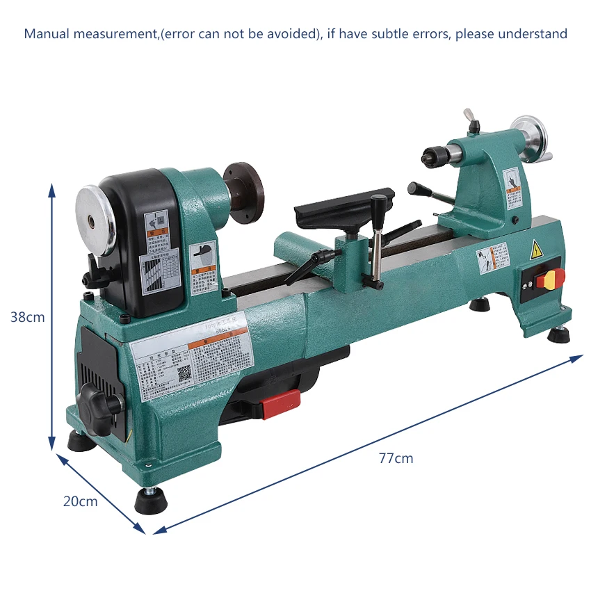 Электрический токарный станок H0624 для деревообработки бытовой 10-дюймовый с