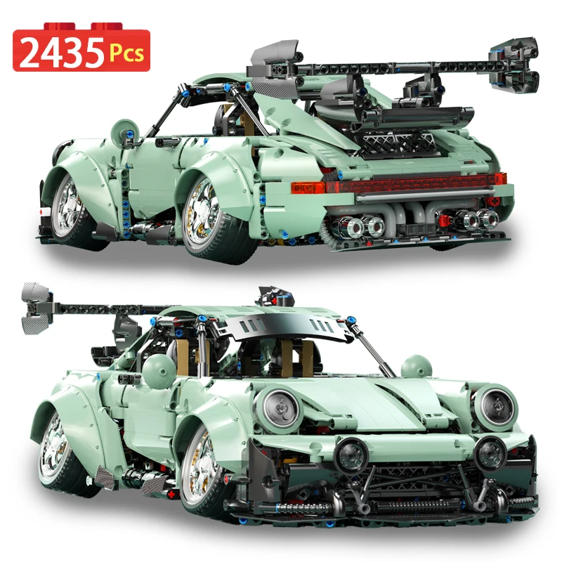 

2435pcs 1:10 City Technical Sports Racing Car Building Blocks MOC Drift Vehicles DIY Bricks Toys For Children Gifts