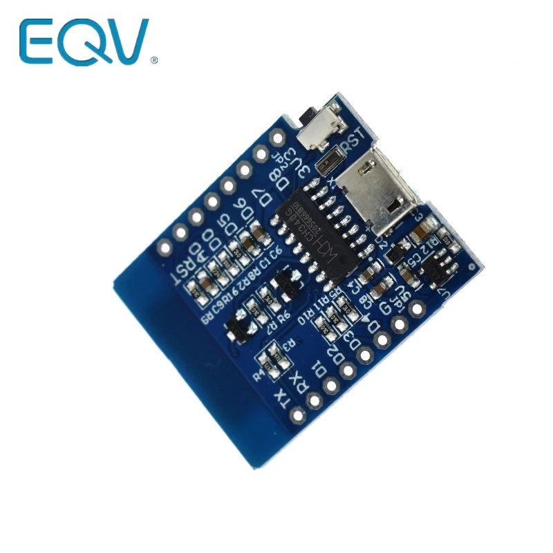 EQV D1 Mini ESP8266 макетная плата NodeMCU Lua IOT 3 В USB WeMos Wi Fi CH340G CH340 V2 с Pins|nodemcu 4m|d1 minimini nodemcu |