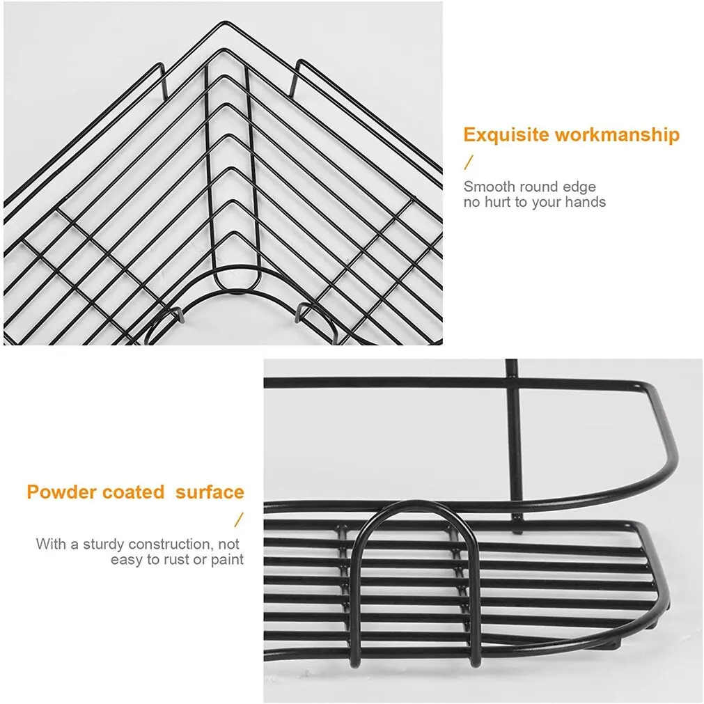 bathroom shelf storage rack toliet holder shower shampoo storage rack holder bathroom accessories kitchen organizer rack free global shipping