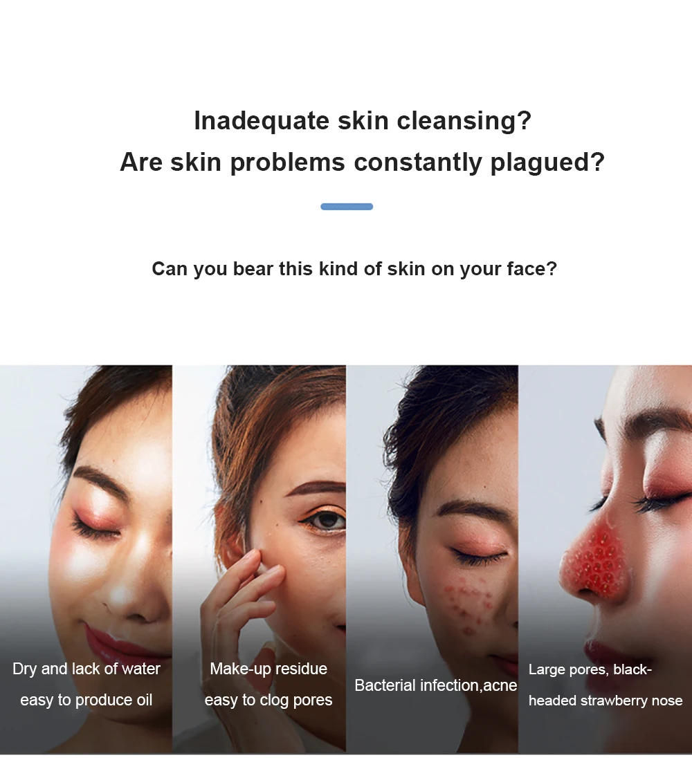 

Blackhead Remover Nose Face Deep Cleaner Pore Acne Pimple Removal Vacuum Suction Facial Beauty Clean Skin Tool