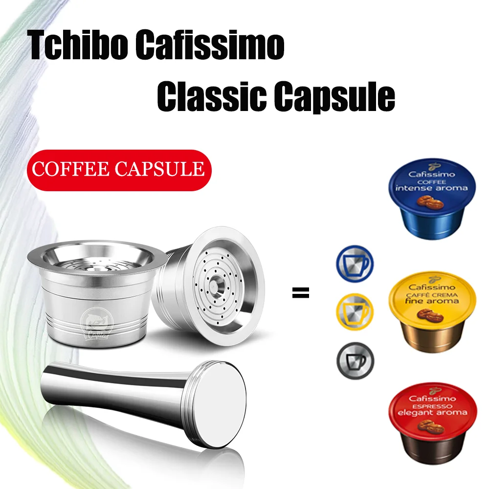 ICafilas многоразовые Tchibo cafessimo классические кофейные капсулы Pod кофейные фильтры для многократного использования для Caffitaly K-fee машина
