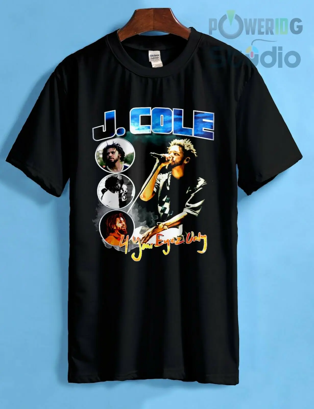 Коул рубашка j cole Американский реперские кепки Тур повседневная черная футболка