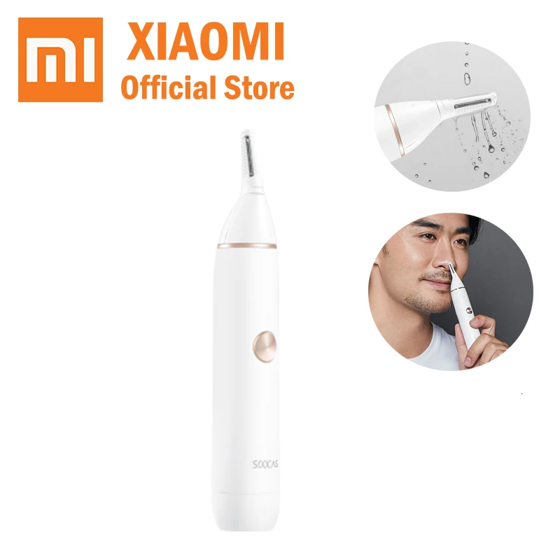 Xiaomi nose hair strimmer SOOCAS уход за кожей безопасность Водонепроницаемый бровей