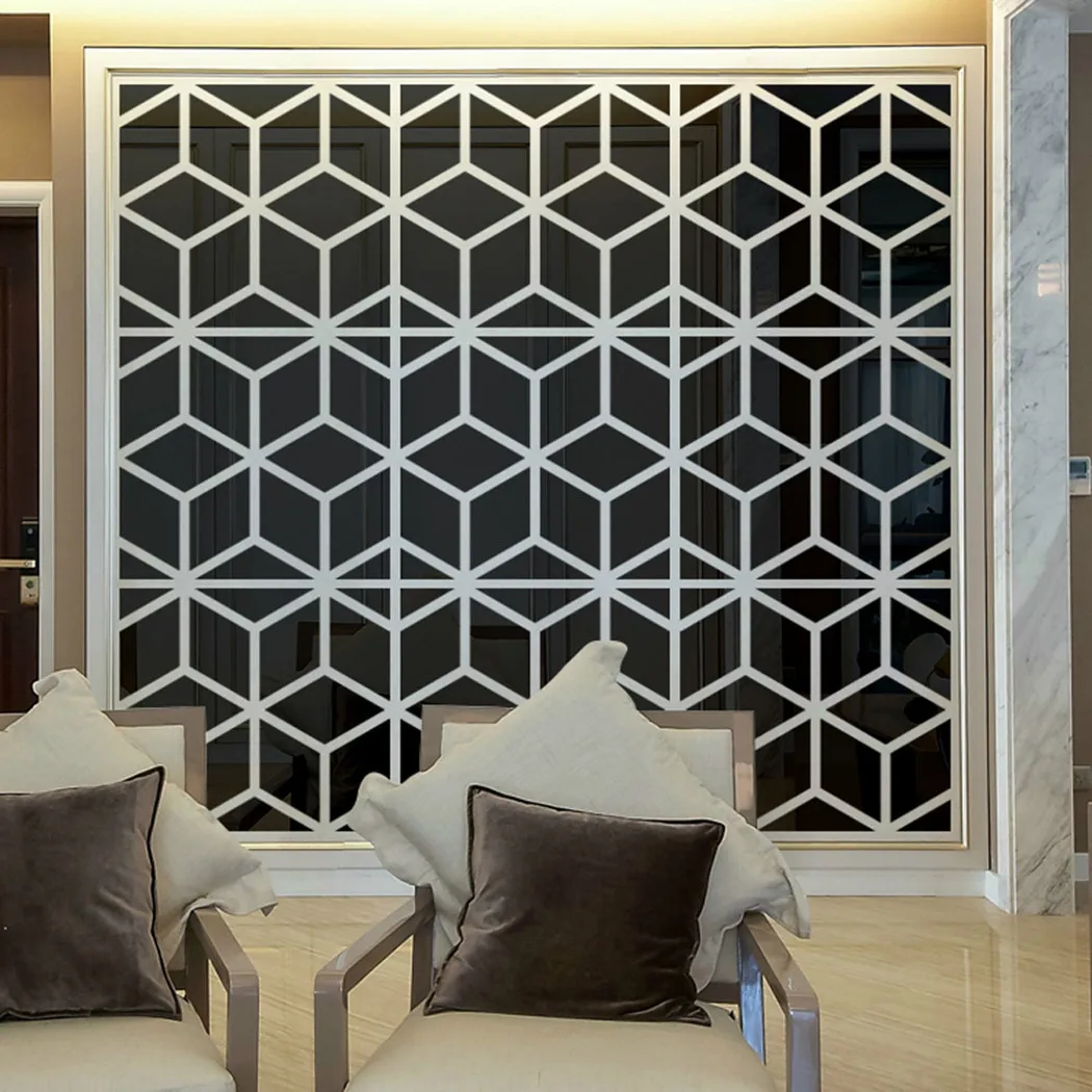 

1*Acrylic Mirror Wall Stickers Set 3D Mirror Wall Sticker DIY Diamonds Triangles Acrylic Wall Stickers Home Decor