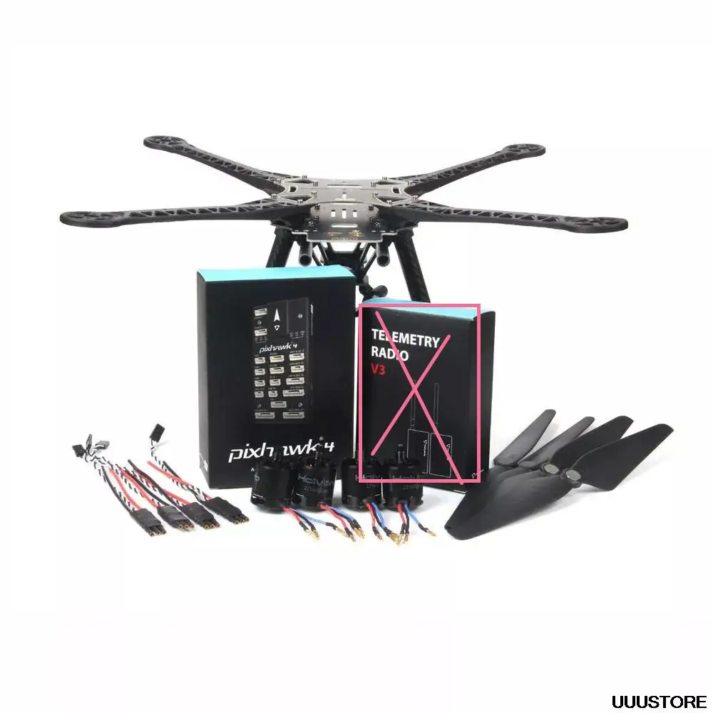 

Holybro S500 V2 Frame Pixhawk 4 Flight Controller Autopilot 2216 880KV Brushless Motor 1045 Propeller Kit Combo For RC Drone