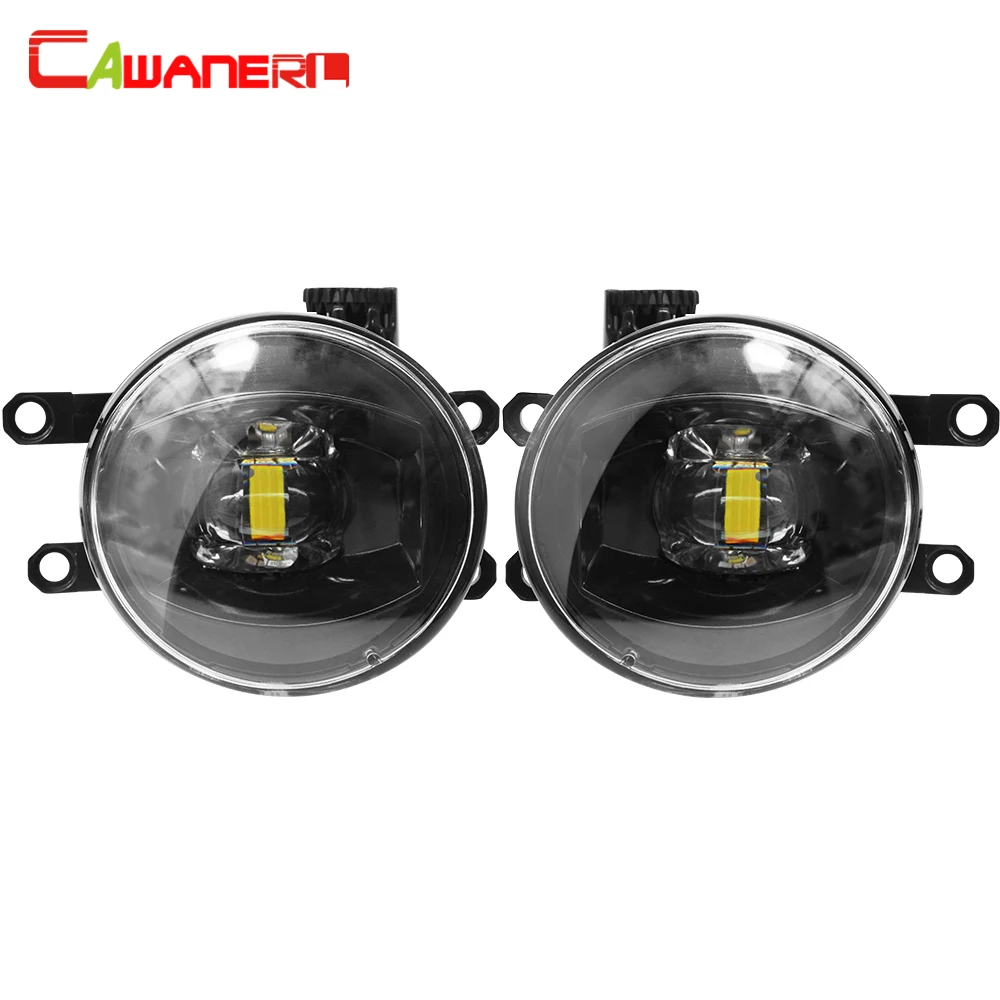 

Cawanerl автомобиля 4000LM туман светильник светодиодный проектор дьявольские глаза Дневной ходовой огонь DRL H11 12V аксессуары для Scion xA 2006