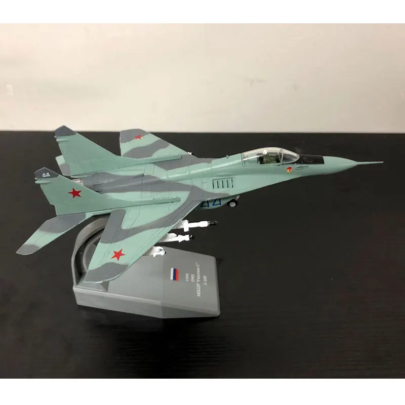 Амер 1/100 весы Россия МиГ-29 истребитель Литье металла военный самолет модель игрушки для сбора/подарок/украшение