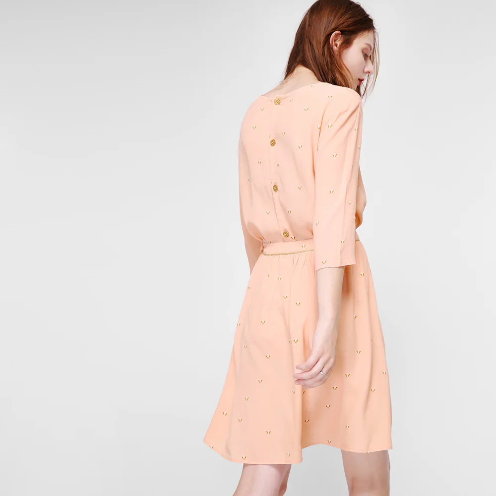 Женская юбка с принтом в виде воздушных шаров зонтиком средней длины | одежда