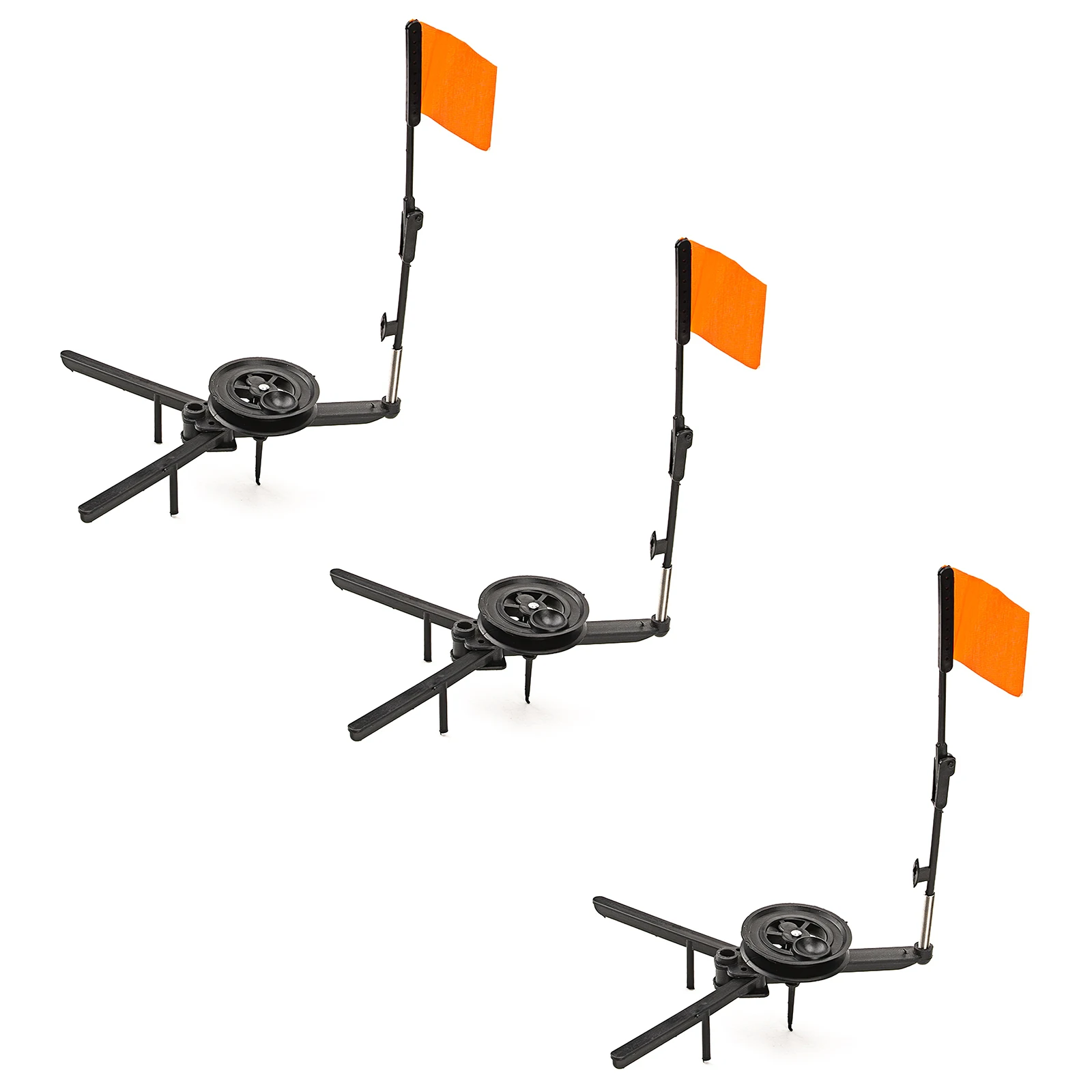 

Набор для зимней подледной рыбалки Легкий в использовании флаг для подледной рыбалки треугольная Базовая пластина легкая портативная Рыбо...