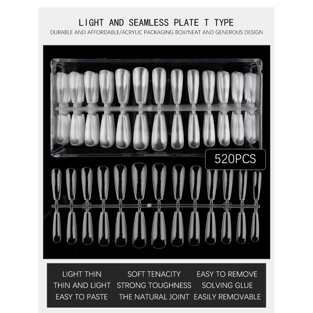 520 шт. накладные пряди с креплением на кератиновых пластинах со складками Не