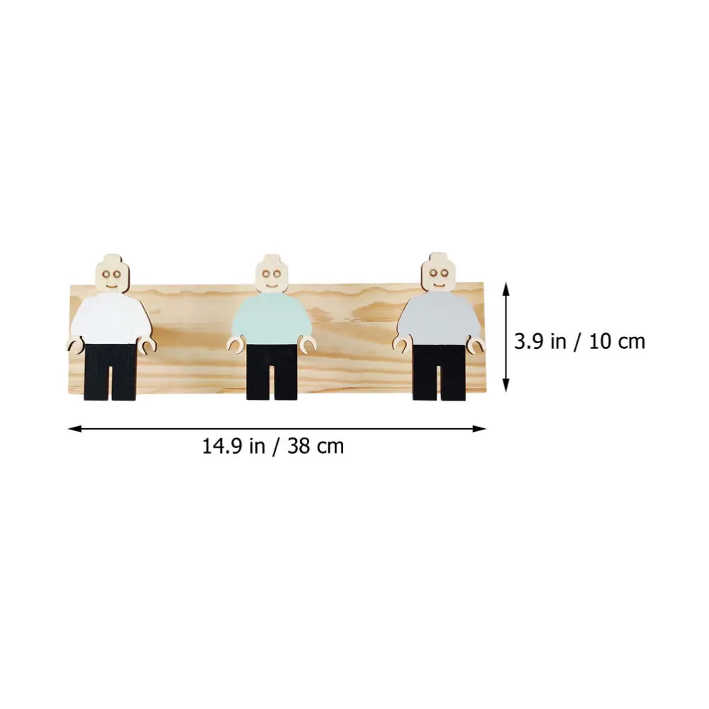 

1Pc Practical Wall-mounted Hanger Lovely Robot Design Clothes Hook for Home