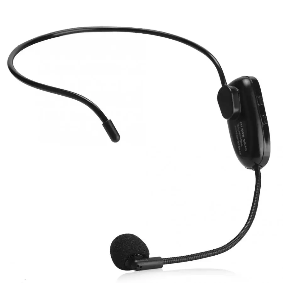 Беспроводной микрофон fm передатчик гарнитура воротник гид с клипсой Громкий