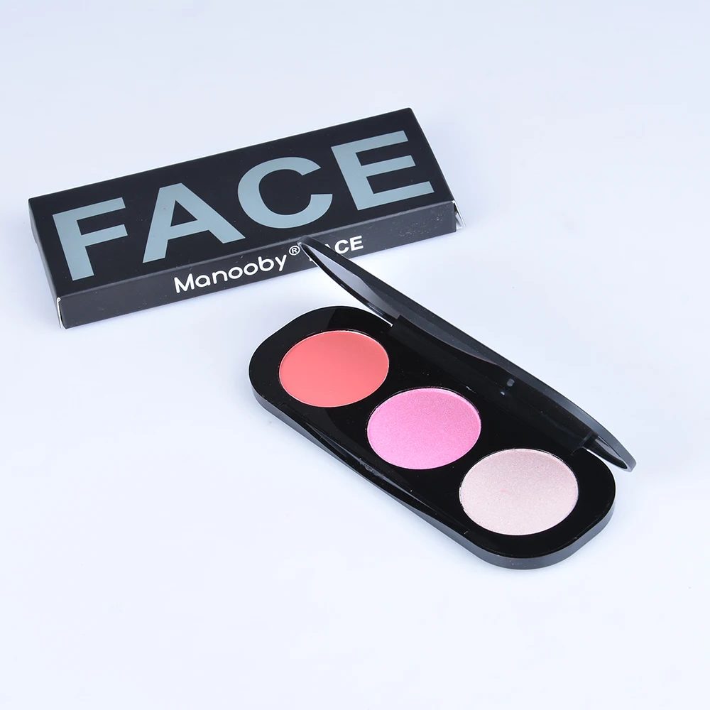 Румяна для лица пудра палитра бронзатор хайлайтер румяна щек контурный стойкий
