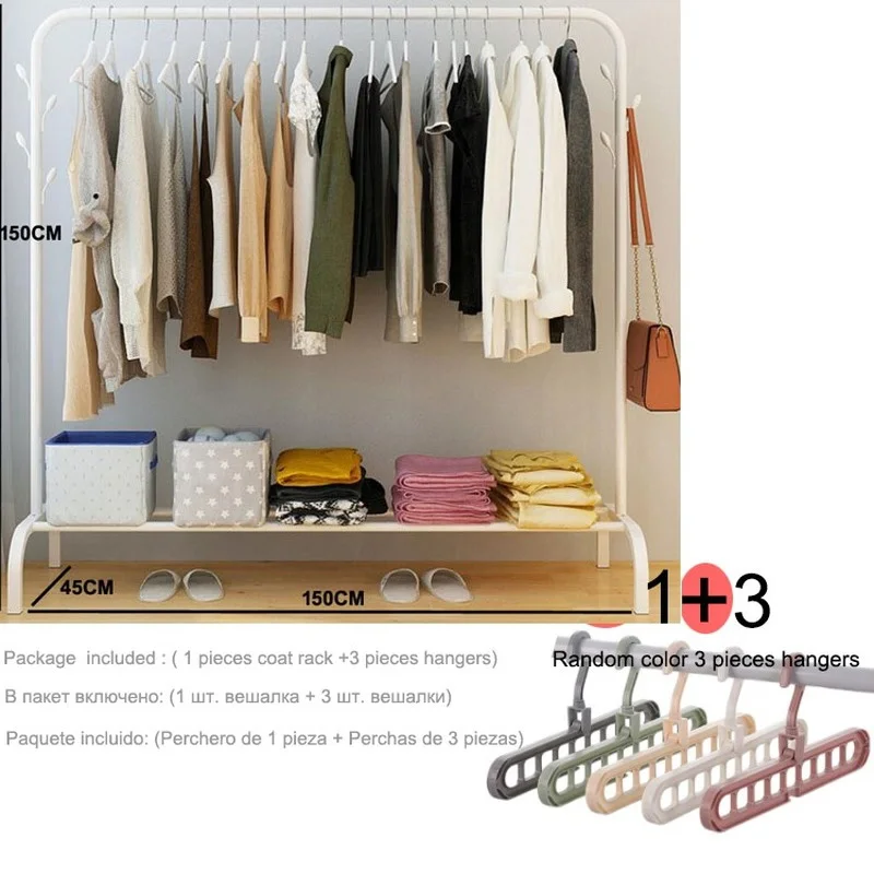 Металлическая стойка для хранения одежды шляпы вешалка пальто напольная