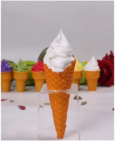 Имитация модели еды имитация хрустящего мороженого модель поддельное яйцо конус