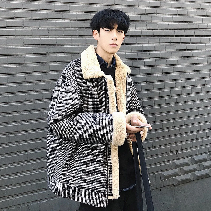 Мужские пальто 2021 осень и зима новое хлопковое для детей M-XL лацкан темперамент