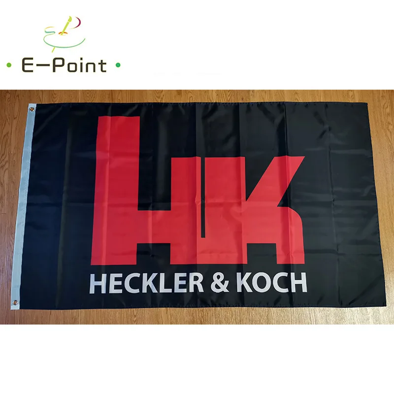 Heckler &amp Koch Gun HK флаг 3 фута * 5 футов (90*150 см) размер рождественские украшения для