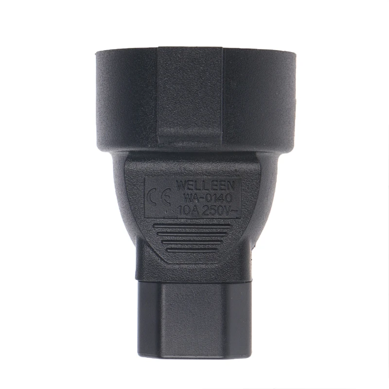 Свинцовый блок питания IEC 320 C14 на CEE 7/7 Европейский адаптер для женщин с