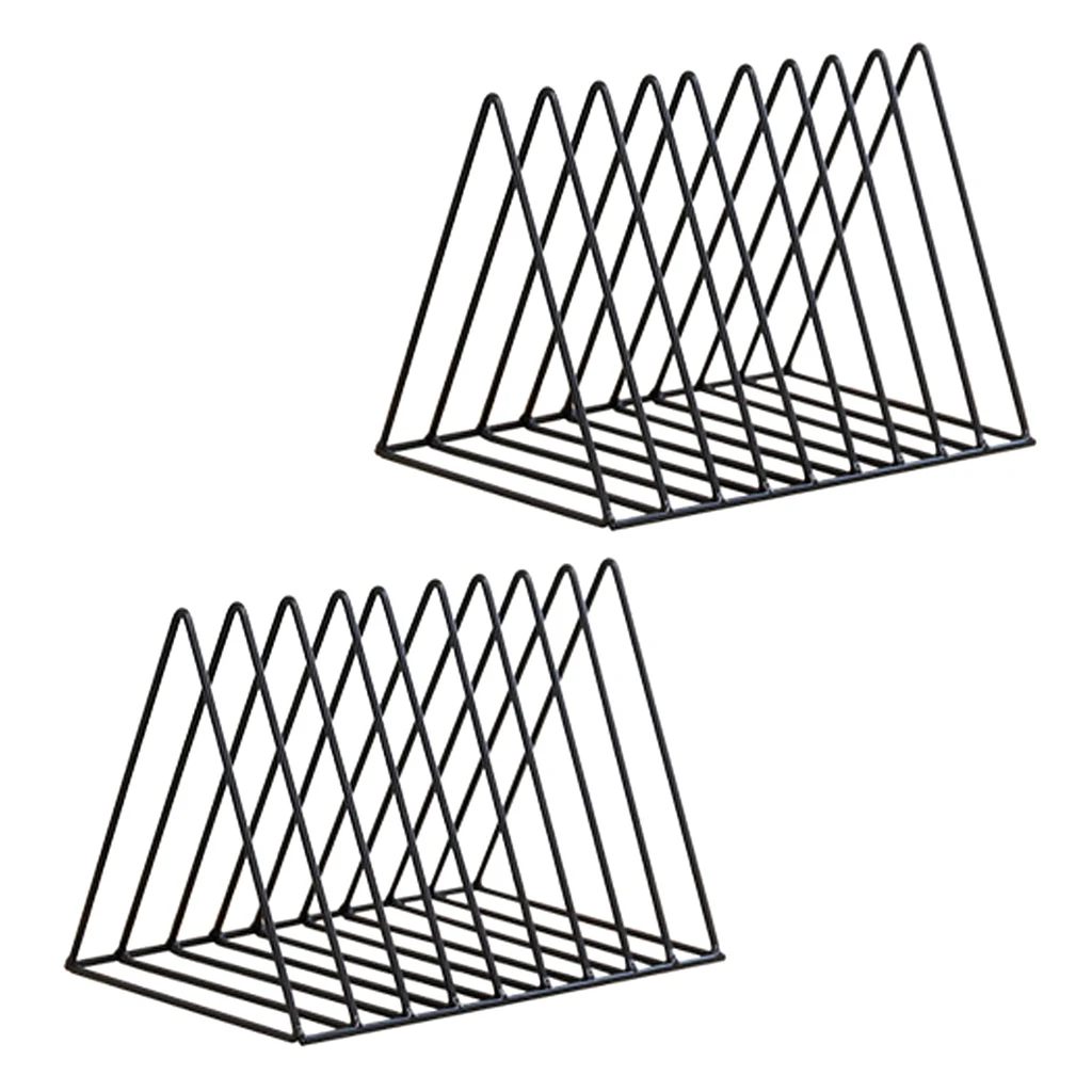 2 шт. Минималистичная металлическая настольная стойка для хранения витрина книг