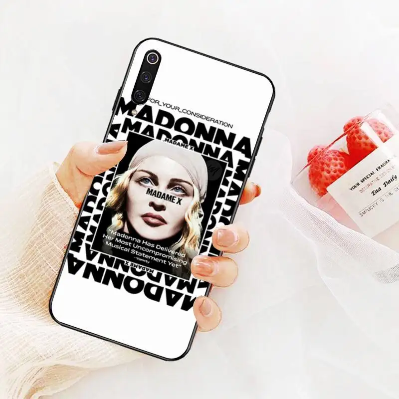 Черный мягкий ТПУ чехол для телефона с Мадонной мадам х Xiaomi Mi10 10Pro 10 lite Mi9 9SE 8SE Pocophone