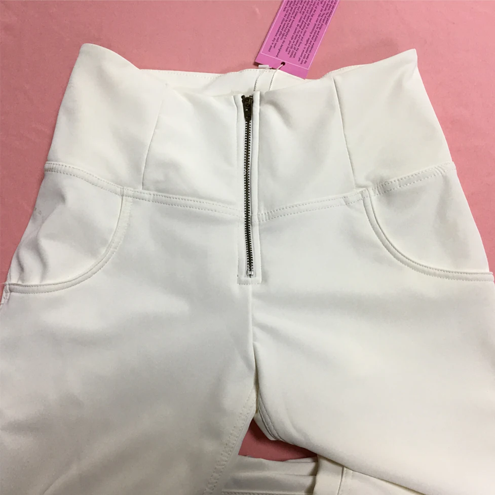 

Melody Female Leather Pants White Pleather Pant Four Ways Stretchable High Waisted Pu Tall Fleece Lined Shascullfites Push Up