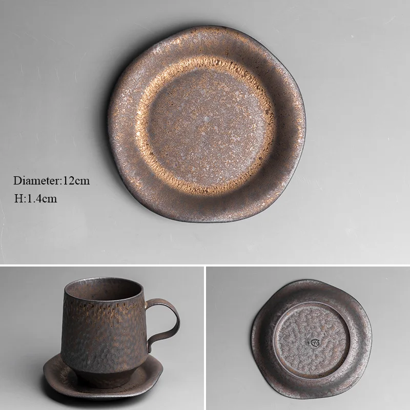Style E(1 Saucers) TANGPIN Япония стиль фарфоровые чашки Винтаж кофе чайная чашка в китайском стиле кофе кружки Посуда для напитков - Цвет: Style E(1 Saucers)