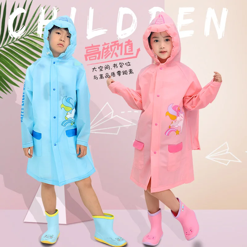 Новинка 2019 года пластиковый детский дождевик для одного человека прозрачный
