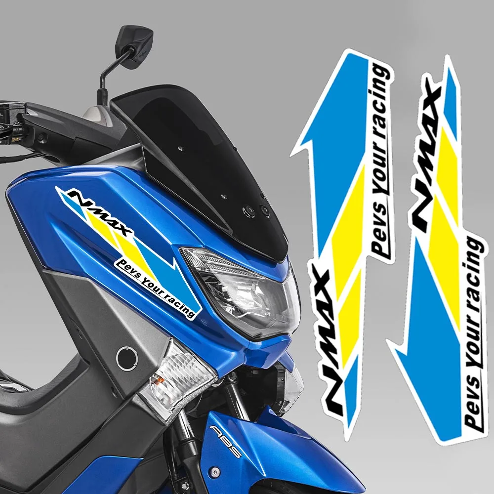 

For YAMAHA Nmax125 NMAX155 NMAX160 1Pair Reflective Motorcycle Stickers Scooter Accessories Fairing Protector Decals