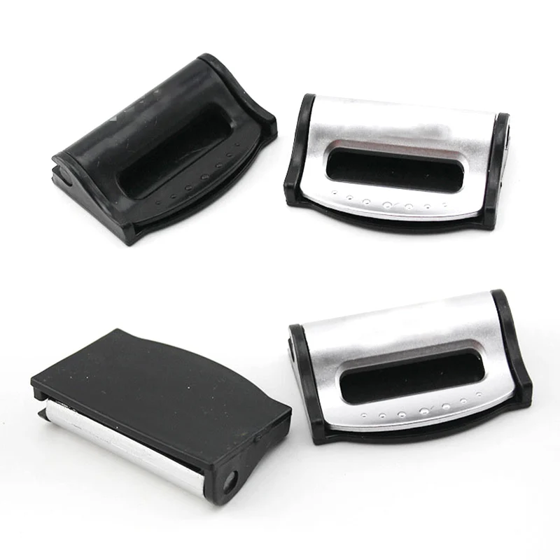 

2PCS Universal Car Seat Belts Clips Fitted Safety Adjustable Stopper Buckle Plastic Clip Accessories
