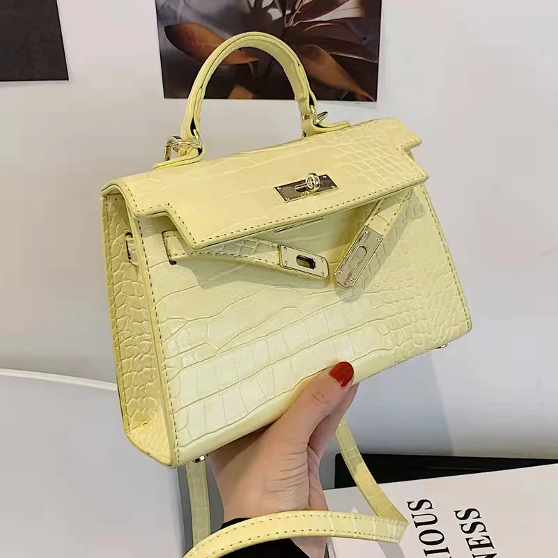 

Женские модные сумки через плечо с каменным узором, дизайнерские маленькие универсальные сумочки, сумка-мессенджер на цепочке через плечо, ...