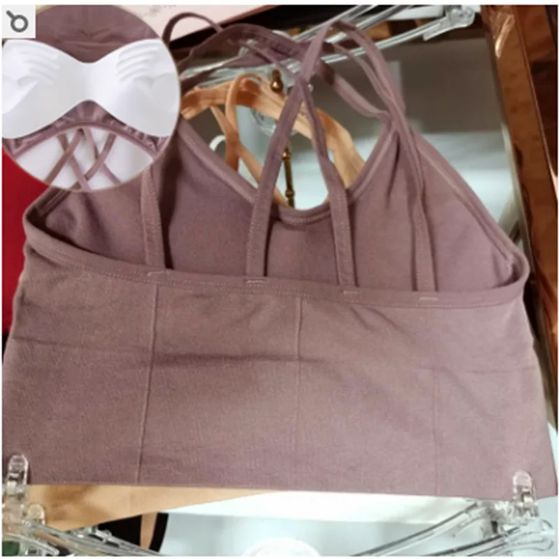 Спортивный бюстгальтер женский топ для фитнеса бесшовное нижнее белье йоги бега