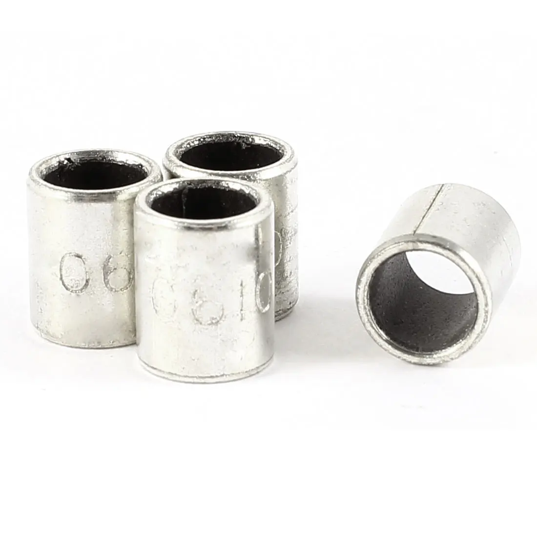 Uxcell 4 шт. серебристого цвета самосмазывающаяся металлическая простая втулка