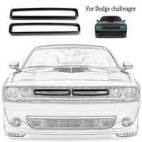 for dodge challenger 2015 2016 2017 2018 2019 car front grill mesh grille inserts trim cover carbon fiber decoration stickers