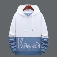 spring and summer mens casual sports sweatshirts mens hoodies male student tops pullover v neck loose hooded teenagers