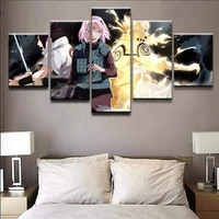 5 piece wall art canvas anime manga prints figure ninja pictures and posters modern living room bedroom decoration paintings