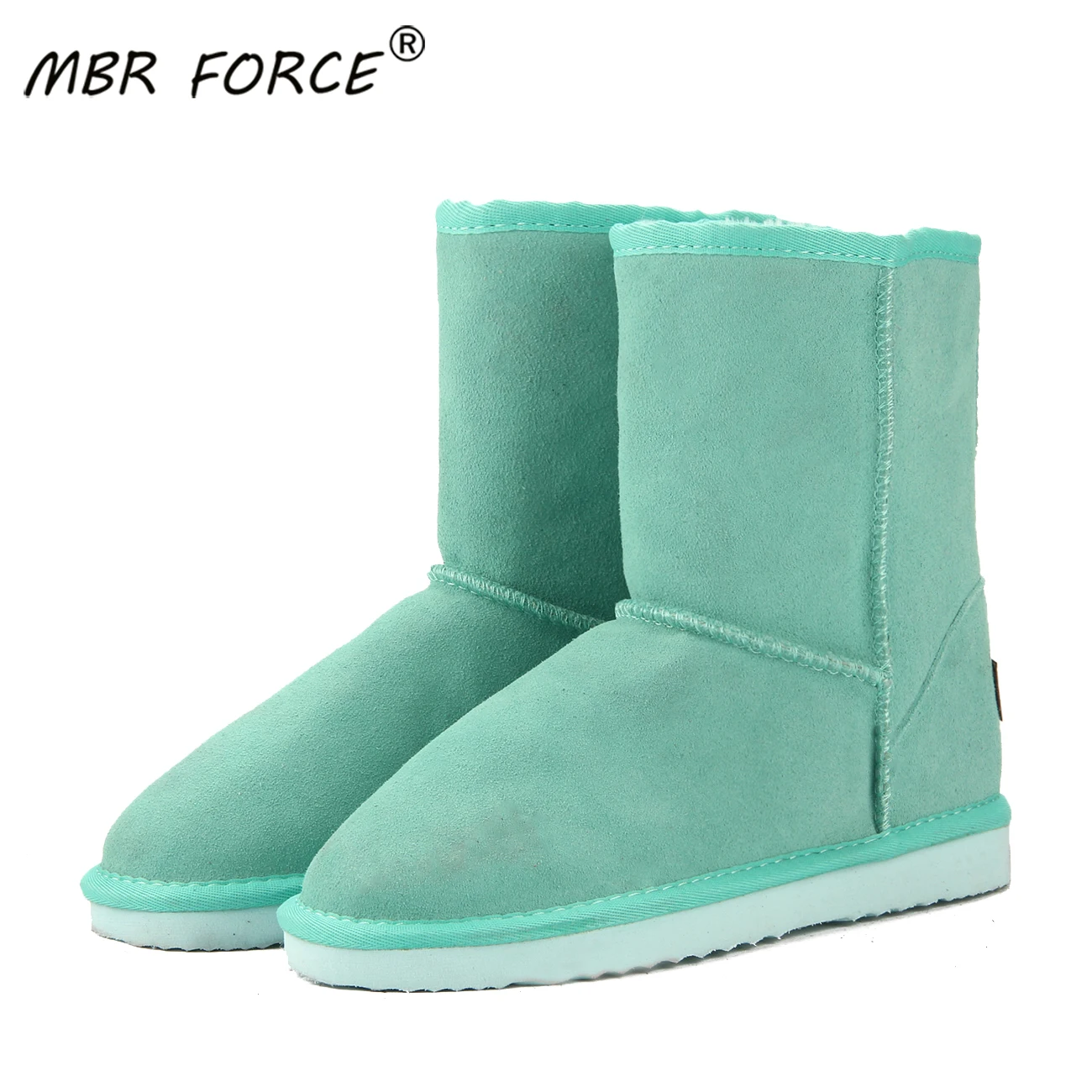 MBR FORCE/женские классические зимние сапоги из натуральной воловьей кожи на меху