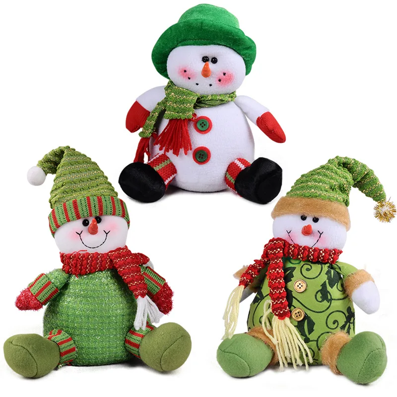 Christmas Gift Snowman Doll Manufacturer Custom Children's Doll Christmas Snowman Mini Birthday Gift Christmas Doll