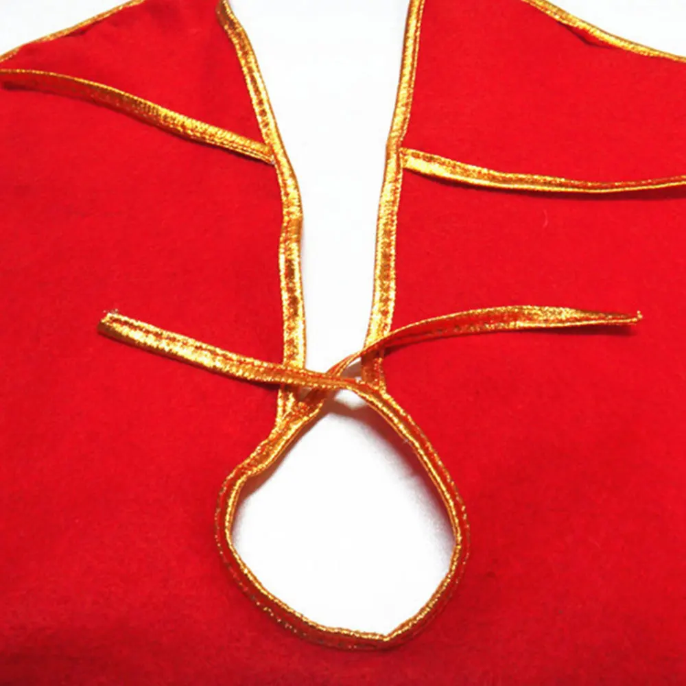 Вышитая Нетканая ткань орнамент юбка на рождественскую елку объемный ковер