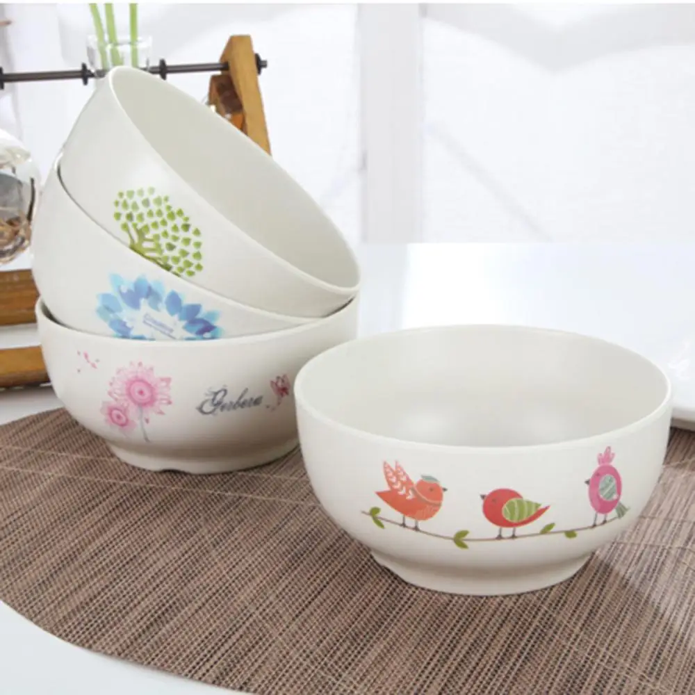 Небьющиеся бамбуковые волокна легкие большие чаши безопасная здоровая