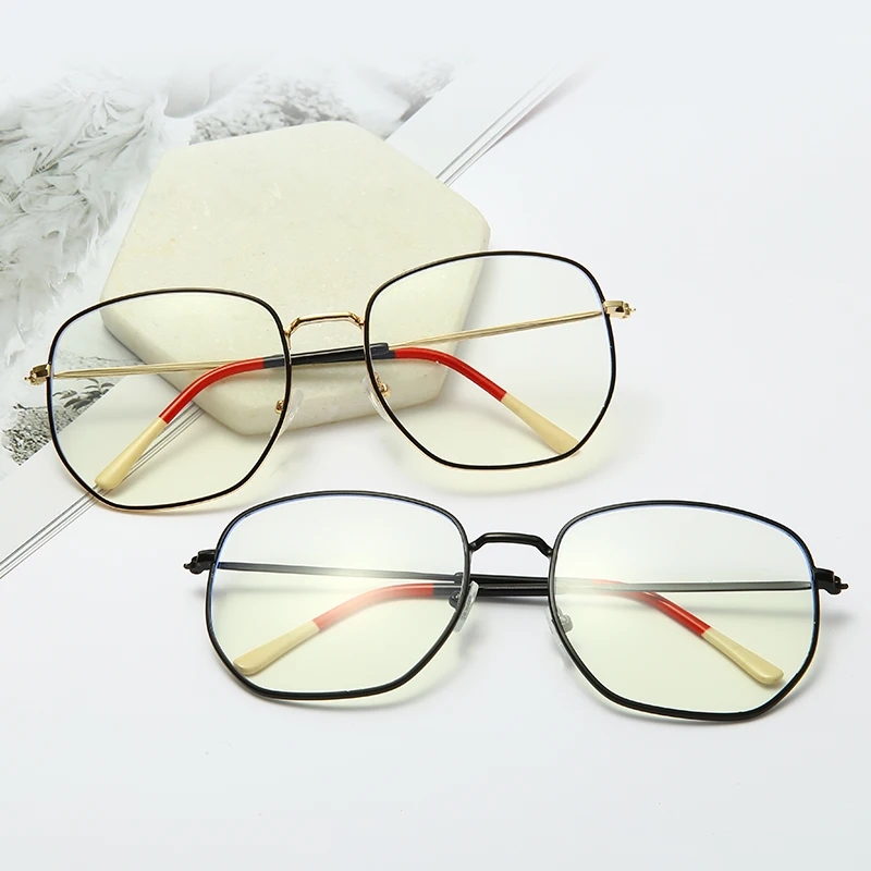 Анти синий светильник круглые очки оправа для женщин и мужчин ретро близорукости