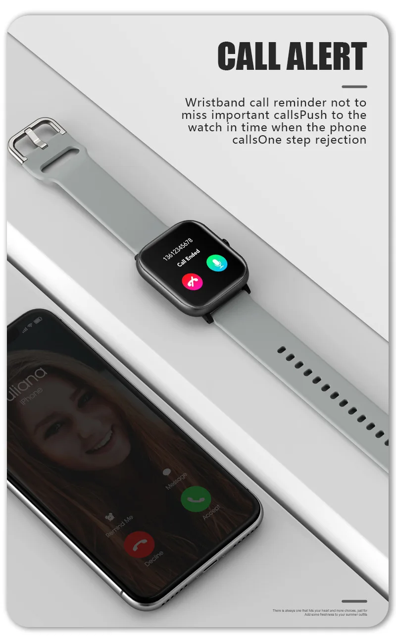 Модные водонепроницаемые Смарт-часы P20 с Bluetooth фитнес-трекер пульсометром