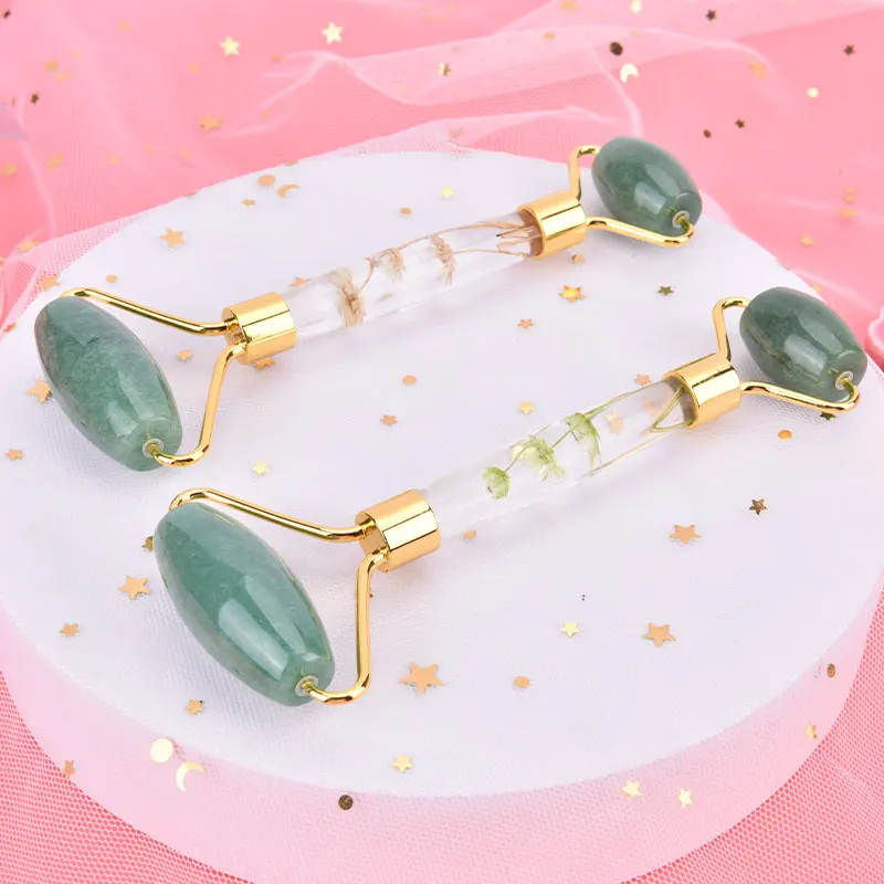 

Jade Roller Scraper And Guasha Facial Massager Slimming Face Wrinkle Removal Beauty Skin Care Tool