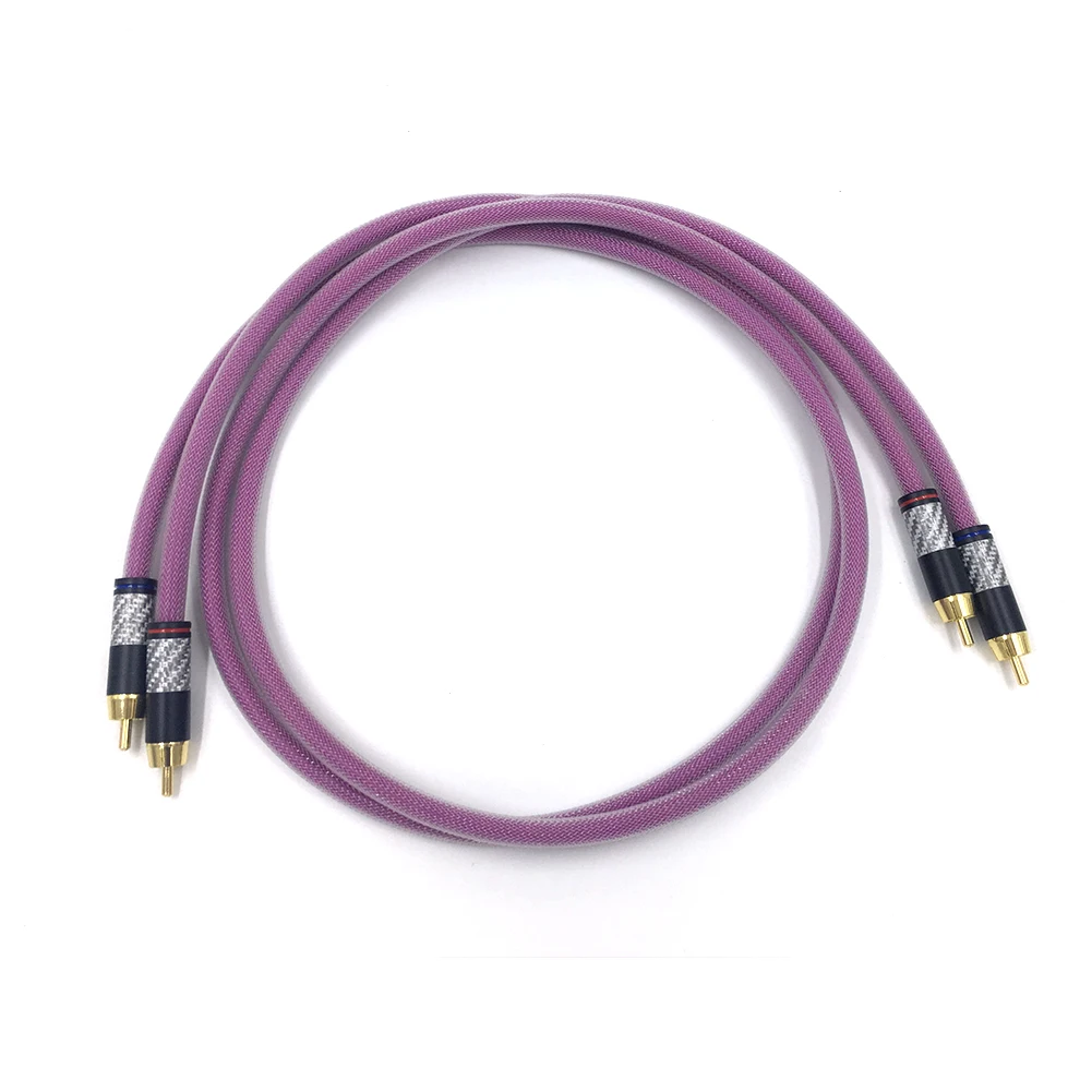 Hi-fi стерео пара RCA кабель высокой производительности Hi-Fi аудио 2rca к