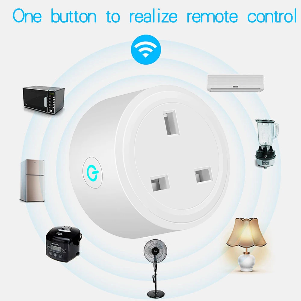 1/2/3/4 шт. Беспроводной Smart Plug интеллигентая (ый) Wi-Fi розетка стандарта ЕС США