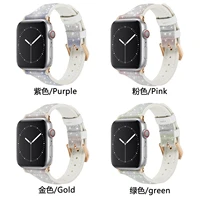 leather strap for appl watch strap 40mm 44mm 38mm 42mm 41mm 45mm watchband smartwatch bracelet iwatch series 7 6 5 4 3 se band