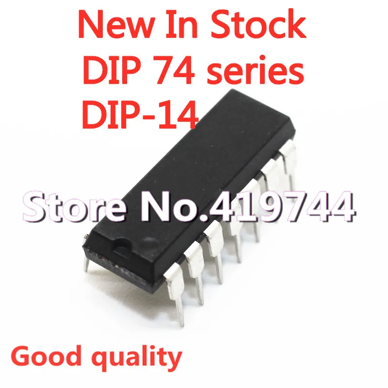 

5PCS/LOT SN74HC00N 74HC00 DIP-14 logic circuit four 2-input NAND gate In Stock NEW original IC
